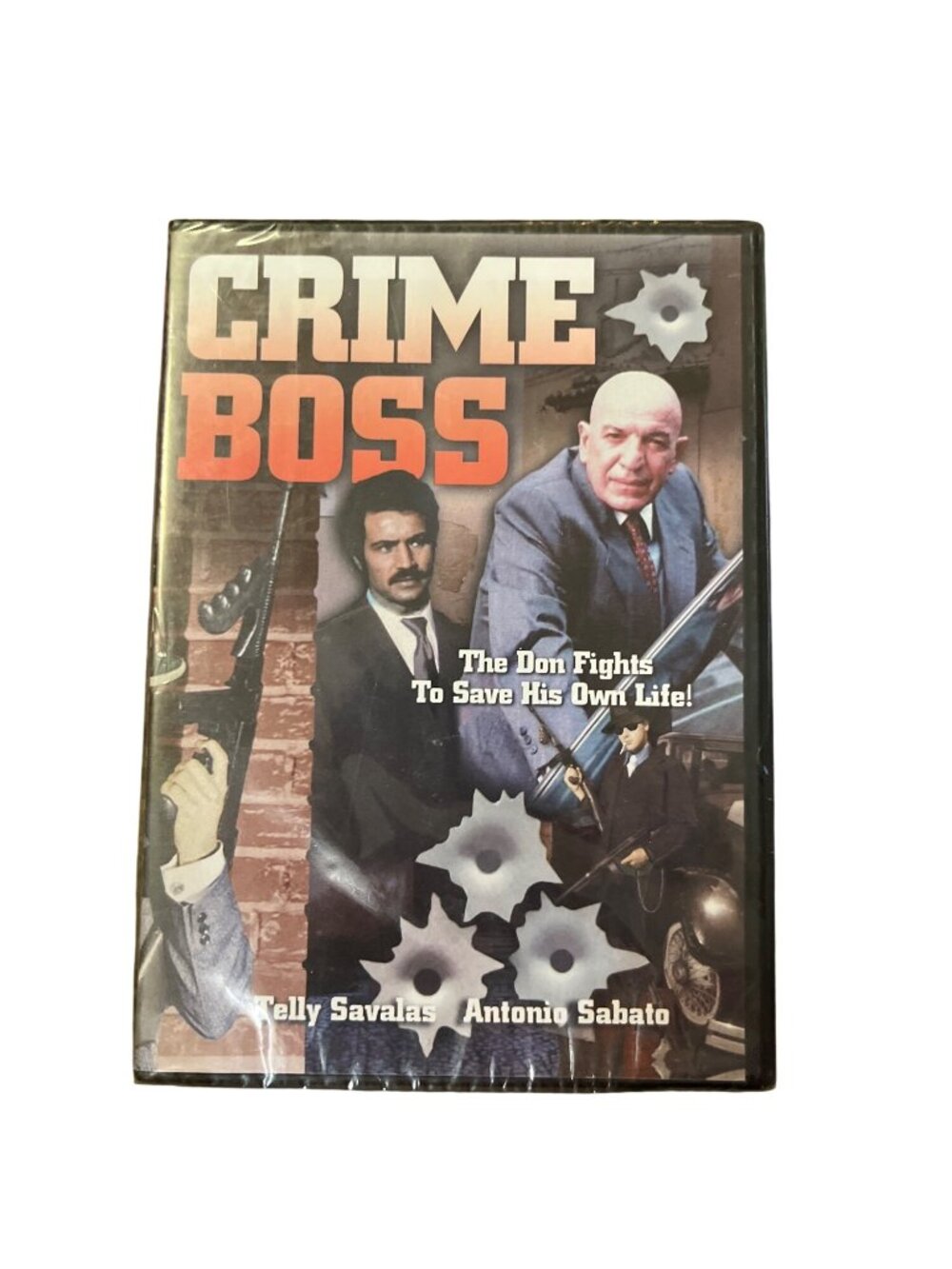 Crime Boss DVD Telly Savalas Antonio Sabato 1973 Mafia Mob Crime NEW Sealed